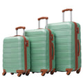 Crtynell 3 Piece Luggage Set Hardside Spinner Suitcase with TSA Lock 20" 24" 28" Available