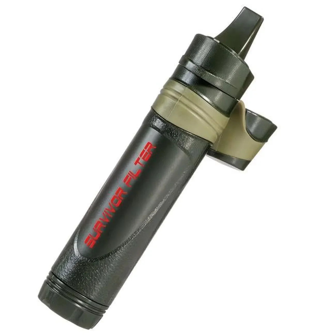 Personal Cleanable Fluid Filter Straw for Camping