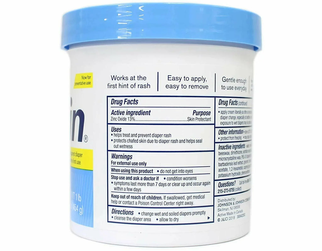 Desitin Rapid Relief Diaper Rash Remedy Fragrance-Free Cream, 16 oz, - 4 Pack