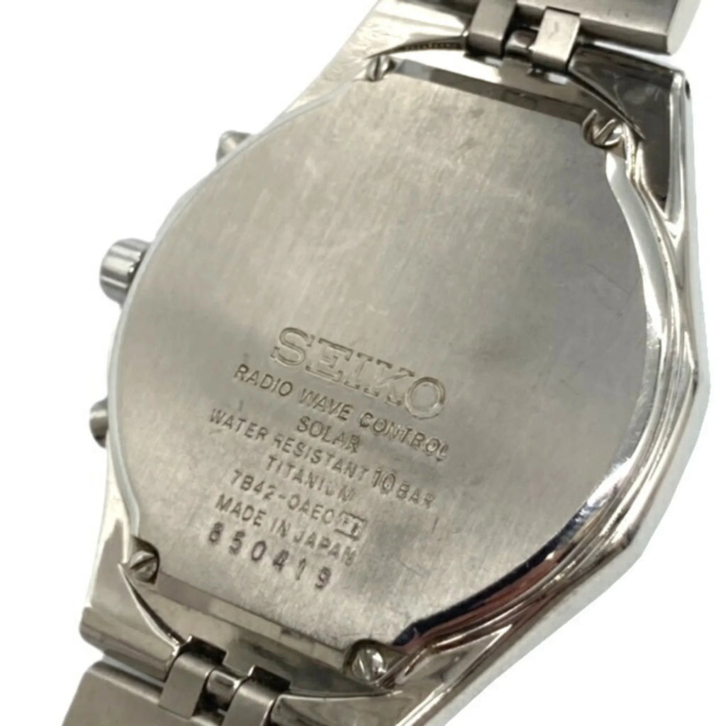 Pre-Owned SEIKO Dolce Watch 7B42-0AE0 SADZ063 Men's Radio Solar (Good)