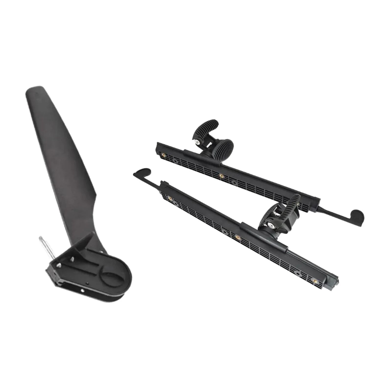 kesoto Kayak Rudder Kayak Foot Pegs Boat Tail Liquid Rudder with Foot Brace Pedals for Fishing Boat Canoeing Marine Accessories