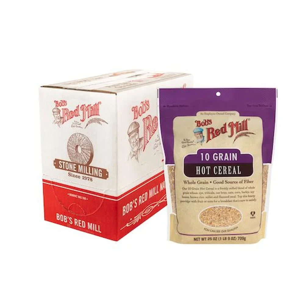 Bobs Red Mill 10 Grain Cereal, 25 Ounce -- 4 per case.