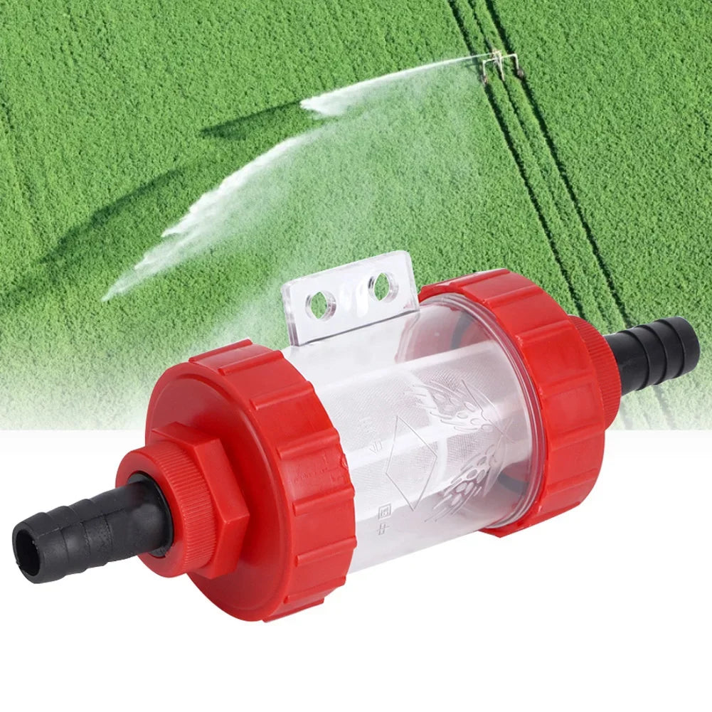 Tarente Agricultural In-Line Mesh Filter High Flow Fluid Pump Transparent Filter (G3/4in)