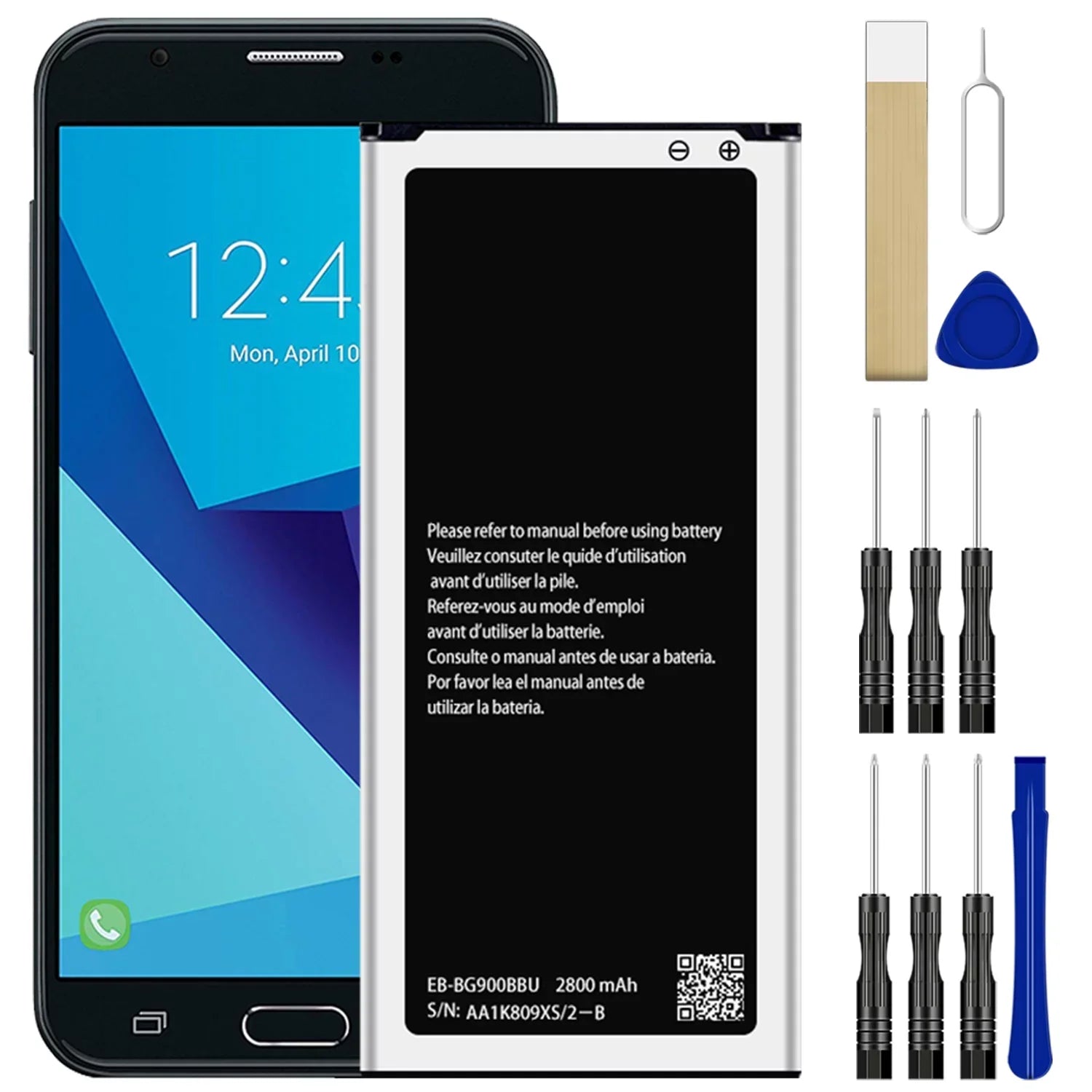 Replacement Battery EB-BG900BBU EB-BG900BBC For MetroPCS Galaxy S5 G900T1 SM-G900T1 Tool