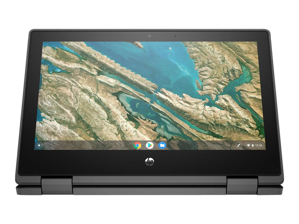 Chromebook x360 11 G3 Education Edition - Flip design - Celeron - N4020 / up to 2.8 GHz - Chrome OS - UHD Graphics 600 - 4 GB RAM - 32 GB eMMC - 11.6" IPS Monitor 1366 x 768 (HD) - Wi-Fi 5 - chalkboard gray - kbd: US