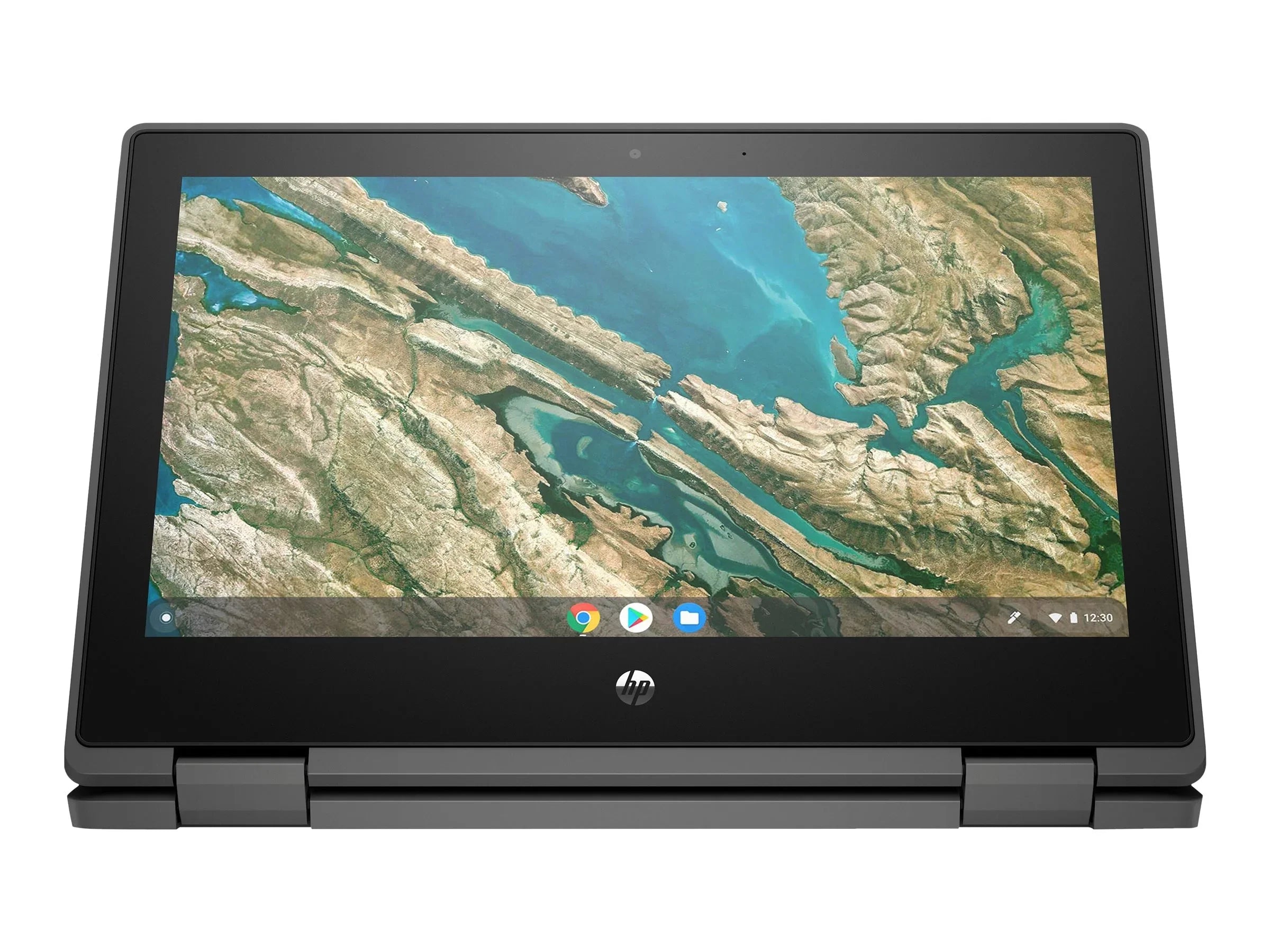 Chromebook x360 11 G3 Education Edition - Flip design - Celeron - N4020 / up to 2.8 GHz - Chrome OS - UHD Graphics 600 - 4 GB RAM - 32 GB eMMC - 11.6" IPS Monitor 1366 x 768 (HD) - Wi-Fi 5 - chalkboard gray - kbd: US