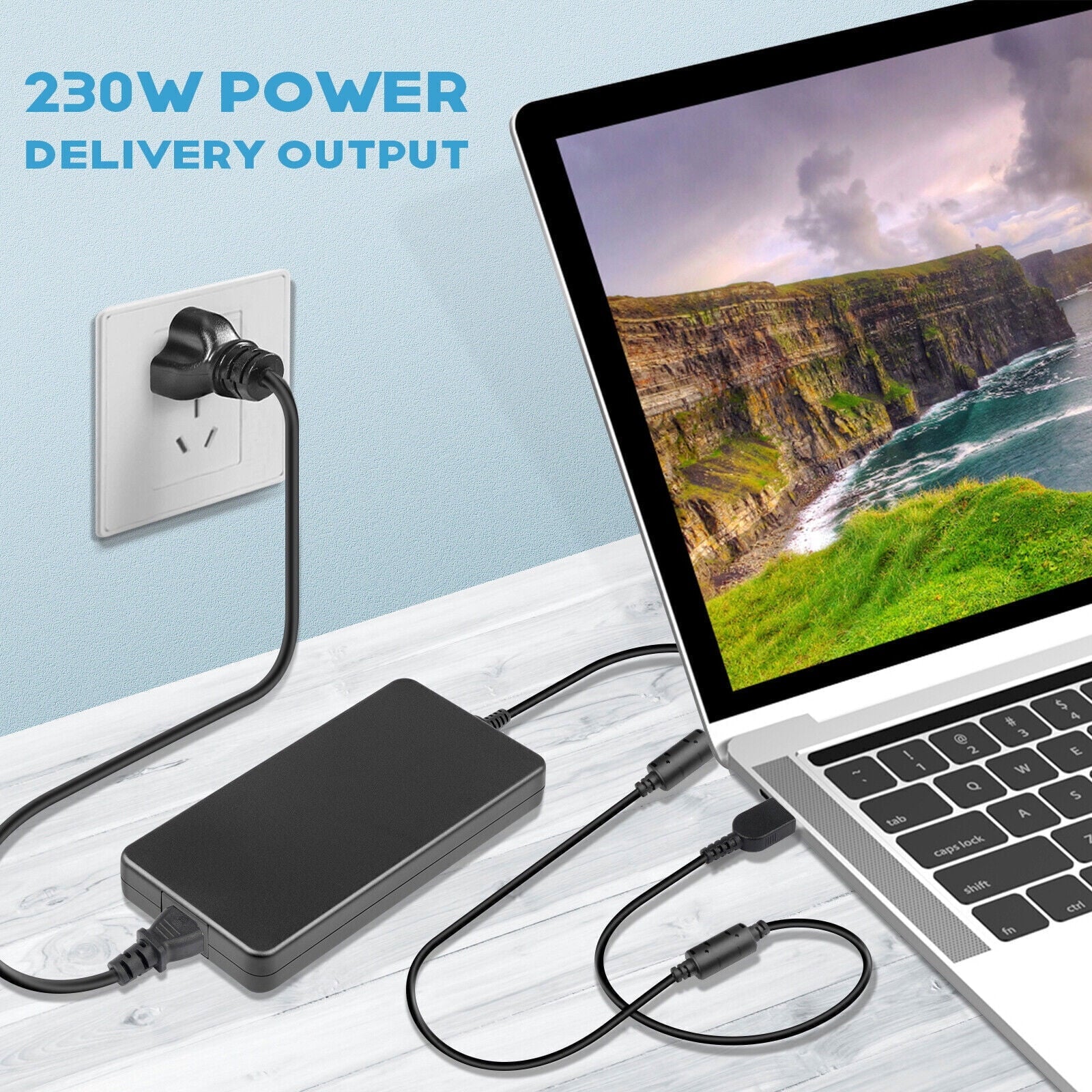 230W AC Adapter Charger for Legion 5 7 5P C7 S7 Y540 Y545 ADL230NDC3A