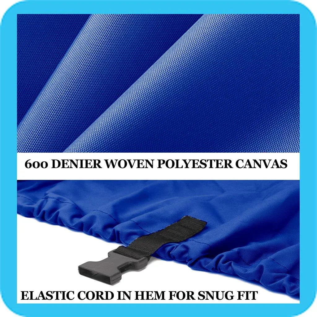 BLUE, GREAT QUALITY BOAT COVER Compatible for NORTH RIVER SEAHAWK 21' O/B COVERED AS I/O 2013-2015