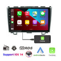 JMANCE Double Din Car Stereo with Bluetooth for Honda CR-V 2007-2011 Android 10 GPS Navigation Quad Core 2+16GB with Free Backup Camera