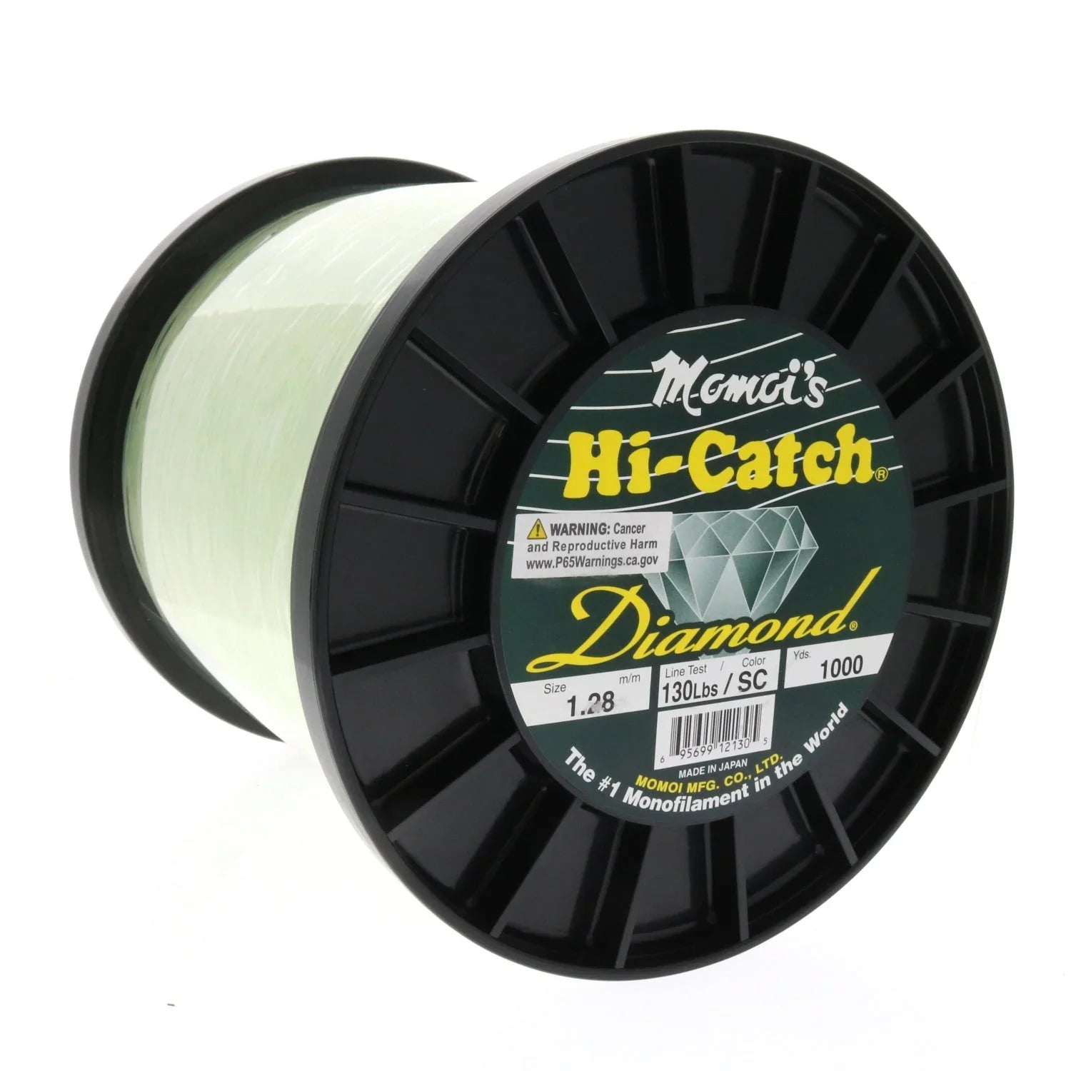Momoi's Hi-Catch Diamond Fishing Line 130lbs 1000yds Special Clear - Ships same day before 2pm PST.