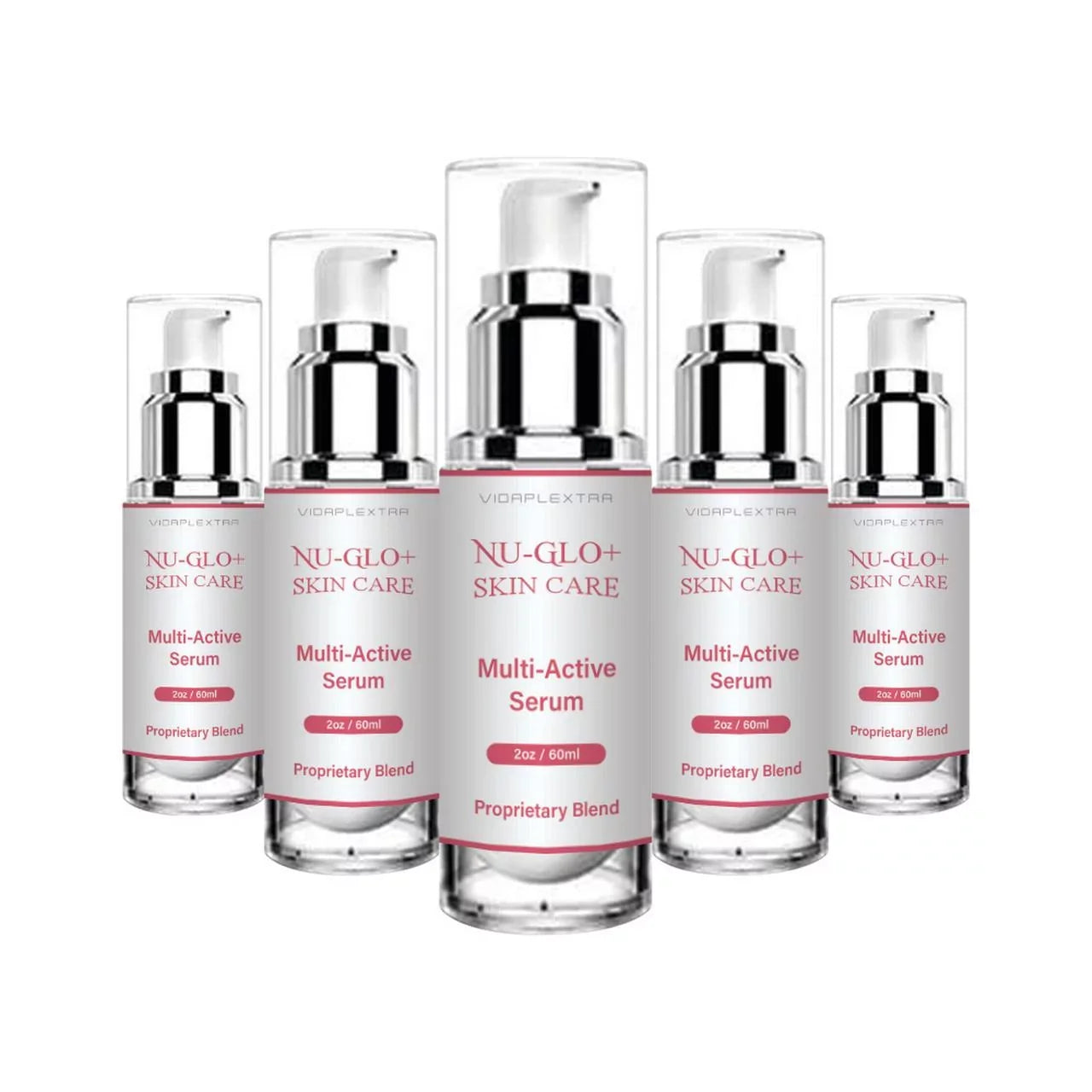 (5 Pack) Nu-Glo+ Skincare - Nu-Glo+ Skincare Serum