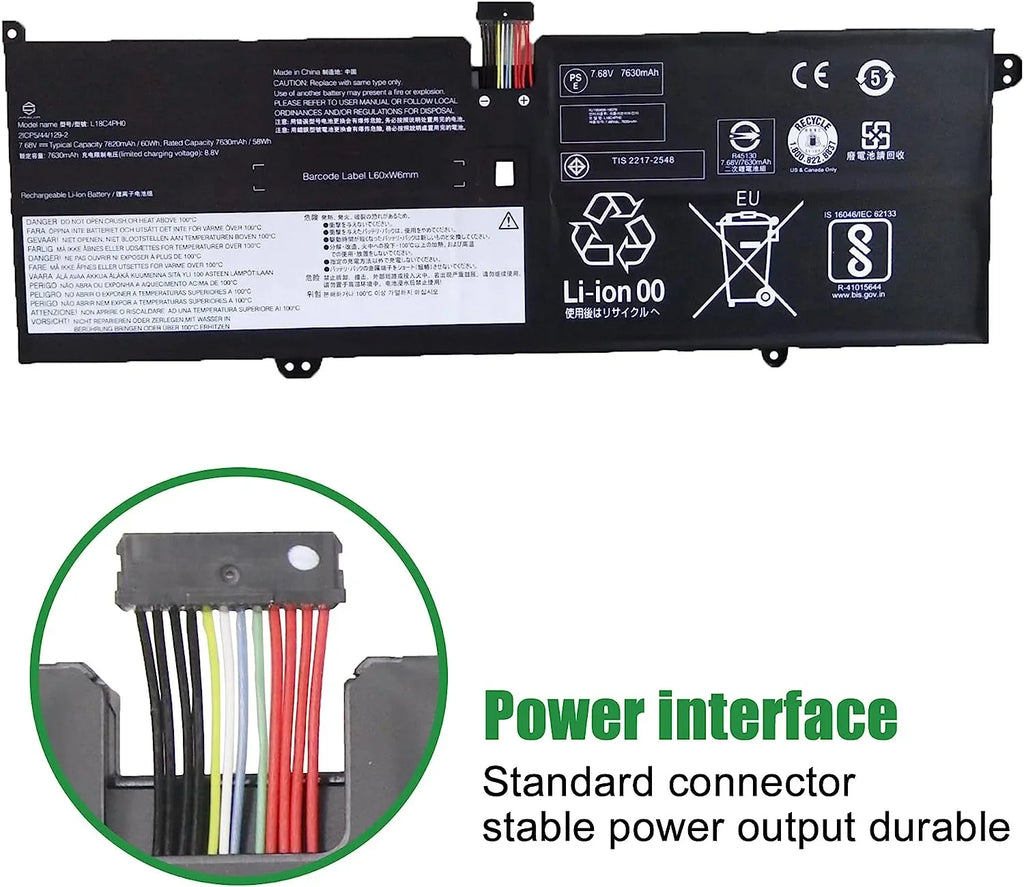 JIAZIJIA L18C4PH0 5B10W67180 5B10T11586 Mobile pc y Replacement for IdeaPad Yoga C940-14IIL 2019 81Q9002GUS