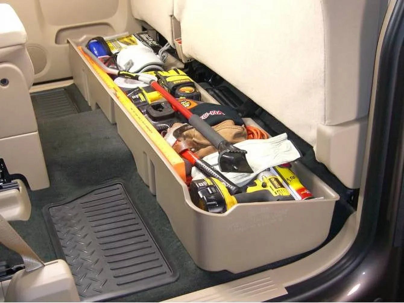 DU-HA 20109 DU-HA Underseat Storage Fits 15-16 F-150 Fits select: 2015-2022 FORD F150, 2017-2022 FORD F250