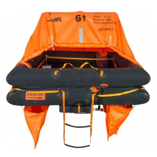 Seasafe 6 Person Pro-Light Recreational Coastal Liferaft in Container