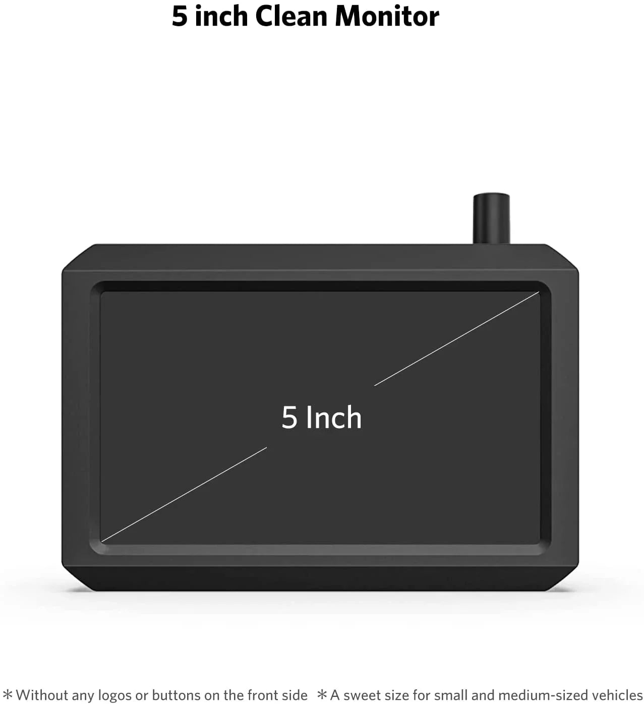 K7 Pro HD Wireless Backup Camera Kit with Dual Camera, 5″ TFT-LCD HD Monitor and Fluid Rear View Camera for Car, SUV, Van, Mini RV, Pickup