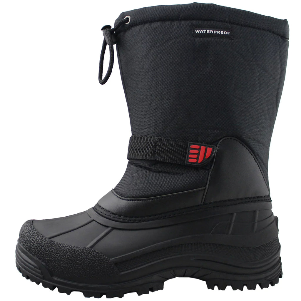 Tanleewa Men's Winter Boots Liquid Insulated Snow Boots Anti-Slip Shoe Size 11.5 Adult Male