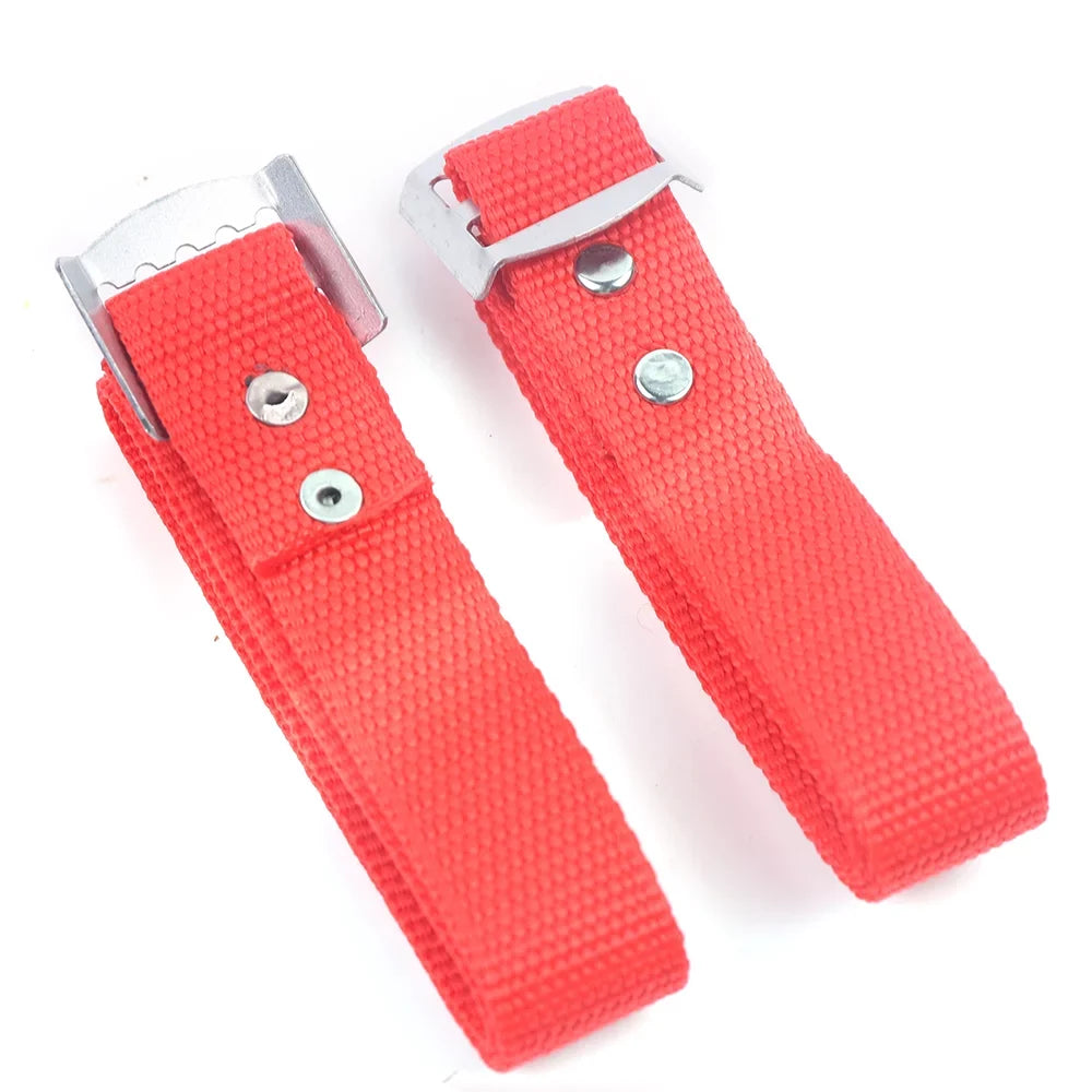 Tree Climbing Spikes Set 2 Gears with Adjustable Safety Harness Belt Straps, Tree Pole Climbing Shoes Tool for Picking Fruit, Hunting Observation, Indoor Climbing and Sports
