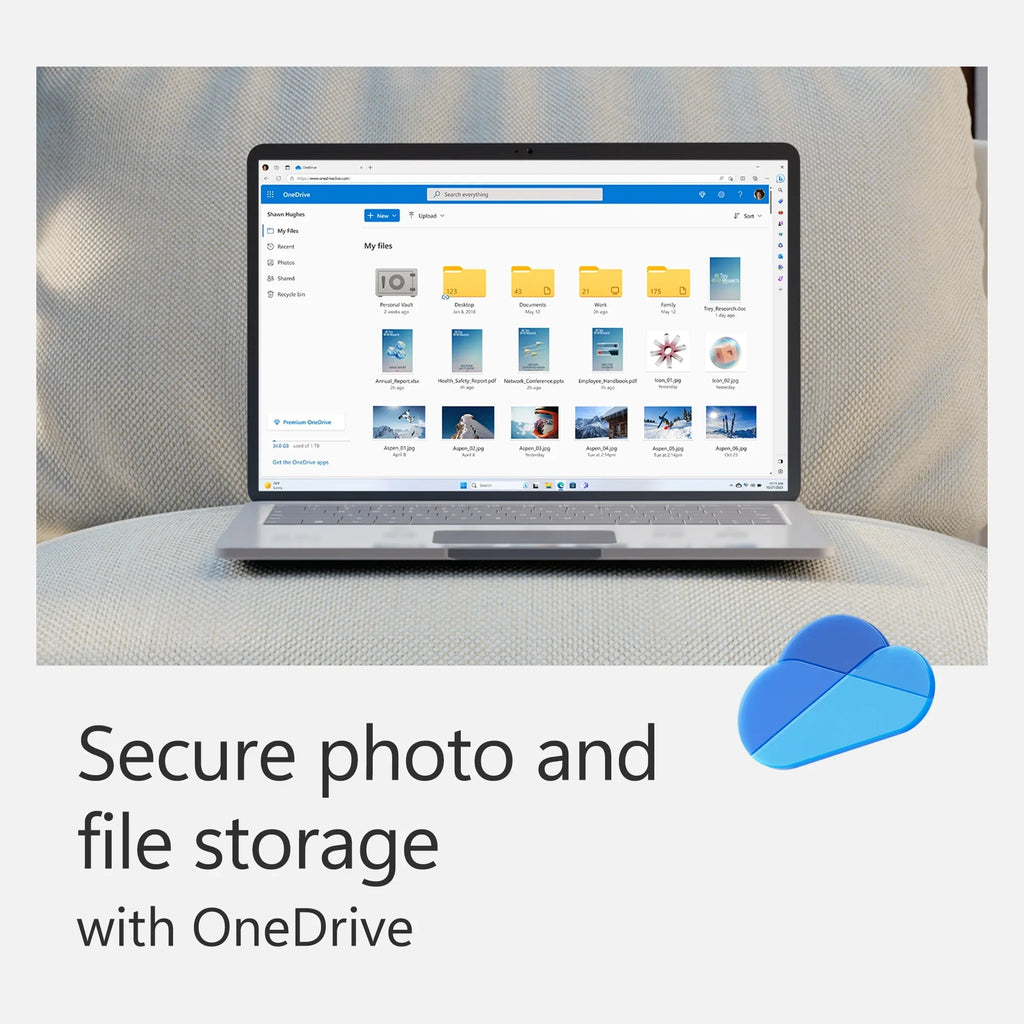 365 Personal | 12-Month Subscription, 1 person | Premium Office apps | 1TB OneDrive cloud storage | PC/Mac Download