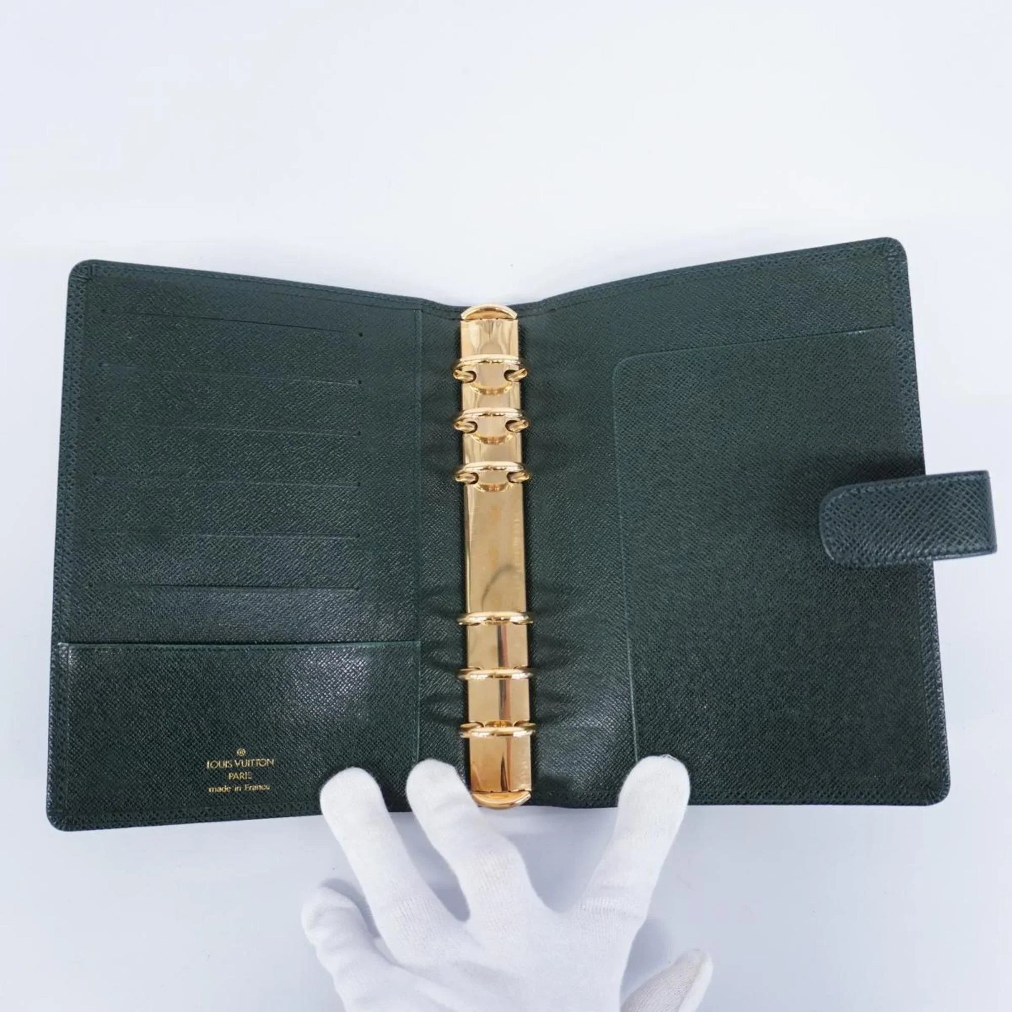 Pre-Owned Louis Vuitton Notebook Cover Taiga Agenda MM R20403 Episea Men's (Good)