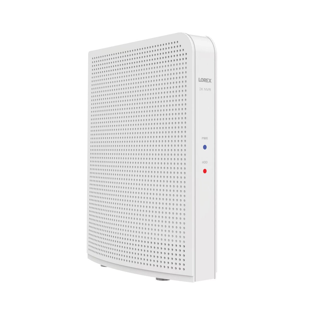 Lorex 2K 4.0-MP 8-Camera-Capable 32-GB NVR System with 4 Outdoor Wi-Fi Battery Security Cameras, White, L4248D-4AA4-E, L4248D-4AA4-E
