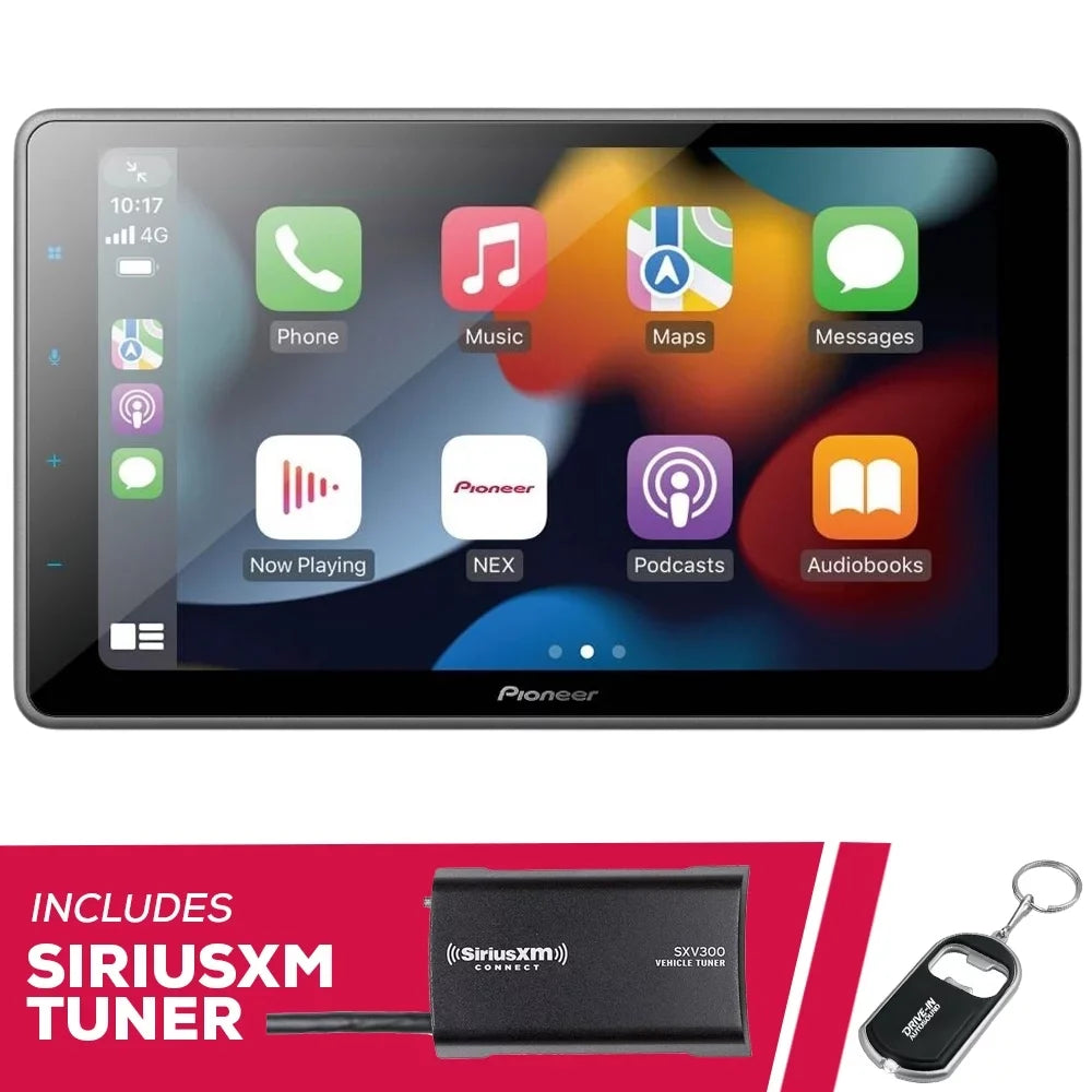 New Pioneer DMH-WT3800NEX 9" Media Receiver and SiriusXM Tuner with BackUp Camera