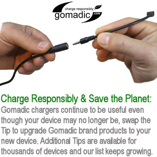 Gomadic High Capacity Rechargeable External Battery Pack suitable for the Ericsson Xperia Sola - Portable Charger with TipExchange Technology