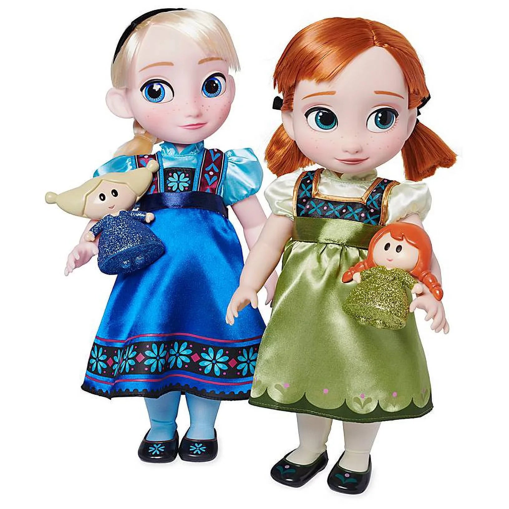Disney Animators' Collection Anna and Elsa Singing Dolls Deluxe Gift Set New Box