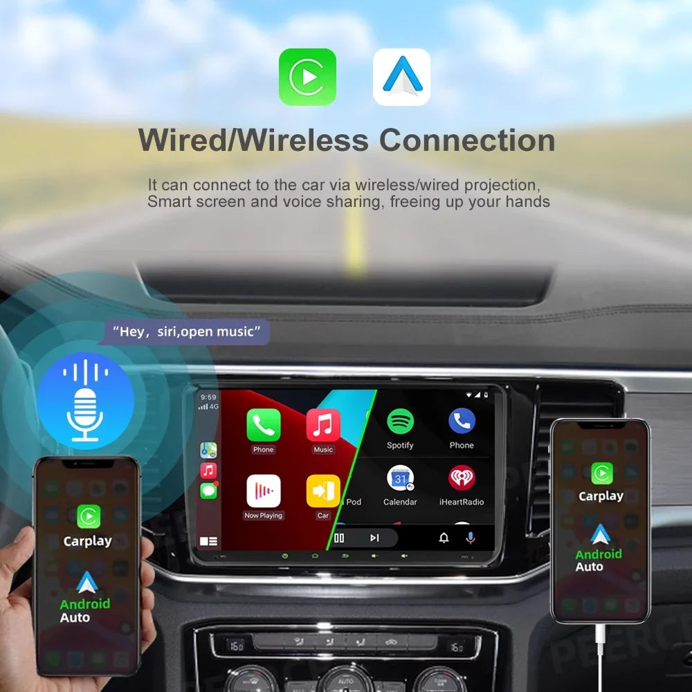 JMANCE 9 inch Android Car GPS Navigation for VW Volkswagen Golf Polo Tiguan Passat Jetta with Carplay Android Auto BT WiFi RDS DSP FM with Backup Camera