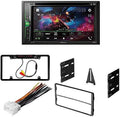 KIT4748 Bundle for 2000-2006 Ford Explorer Sport Track W/ Pioneer AVH-241EX Double DIN Car Stereo with Bluetooth/Backup Camera/Install Kit/in-Dash DVD/CD AM/FM 6.2" Display Digital Media Receiver