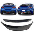 Ikon Motorsports Roof + Trunk Spoiler Compatible With 2022-2023 Subaru BRZ Toyota GR86, Painted D4S Crystal Black Silica/Raven Pearl ABS IKON Style Rear Window Visor Wing + TRD Style Trunk Spoiler