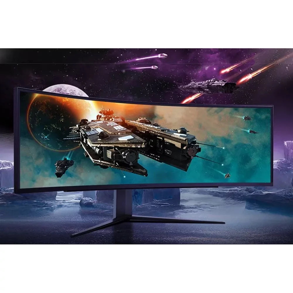 Open Box 49GR85DC-B 49" Curved Ultragear DQHD 1ms 240Hz Monitor with VESA DisplayHDR 1000, Black