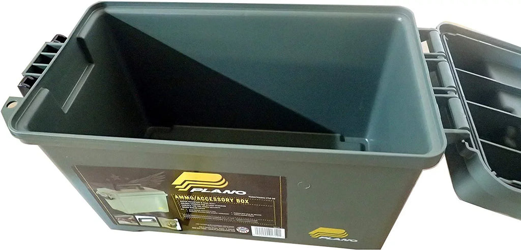 Plano Field Ammo Box, OD Green, Medium Plastic Ammo Storage