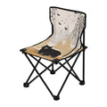 Bear in Forest Portable Camping Chair Outdoor Folding Beach Chair Fishing Chair Lawn Chair with Carry Bag Support to 220LBS