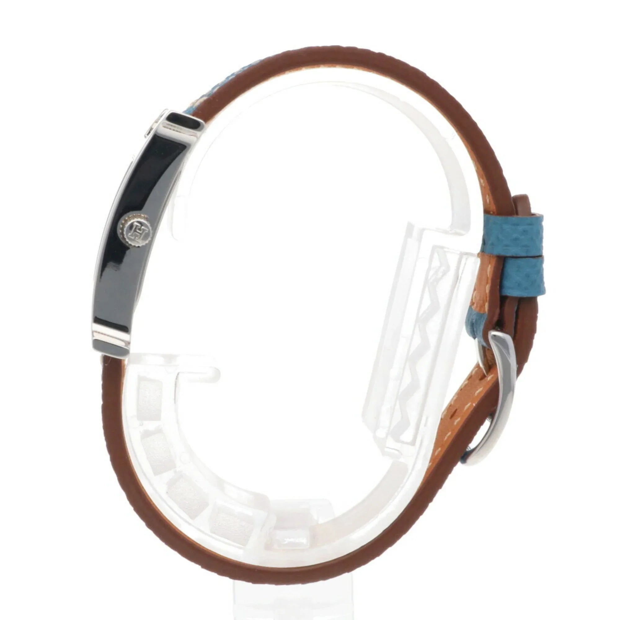 Pre-Owned Hermes H Watch Stainless Steel HH1.210 Quartz Ladies HERMES (Good)
