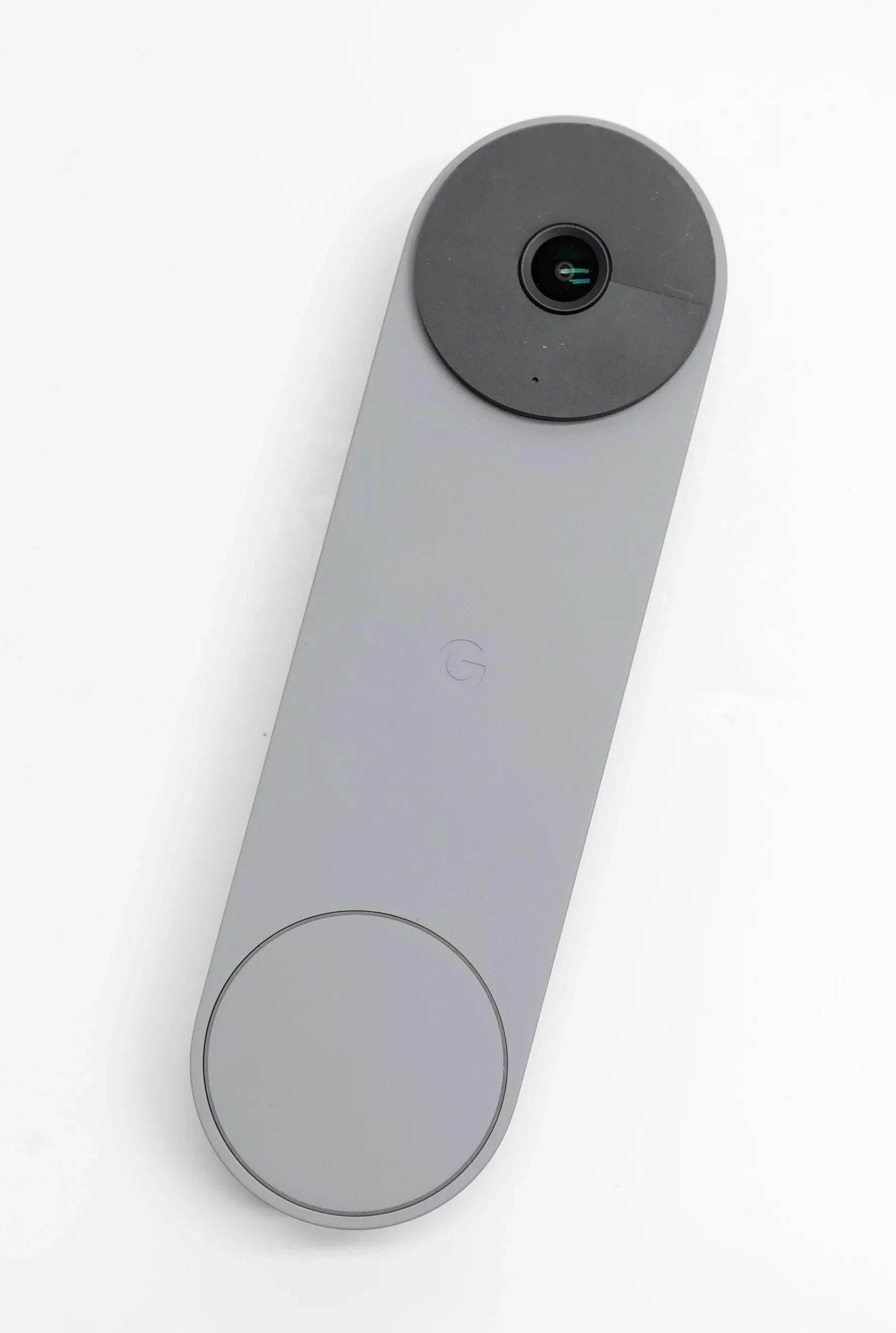 Pre-owned Google Nest GWX3T GA02076-US WiFi Smart Video Doorbell (Battery) - Gray (doorbell only) accessories not included