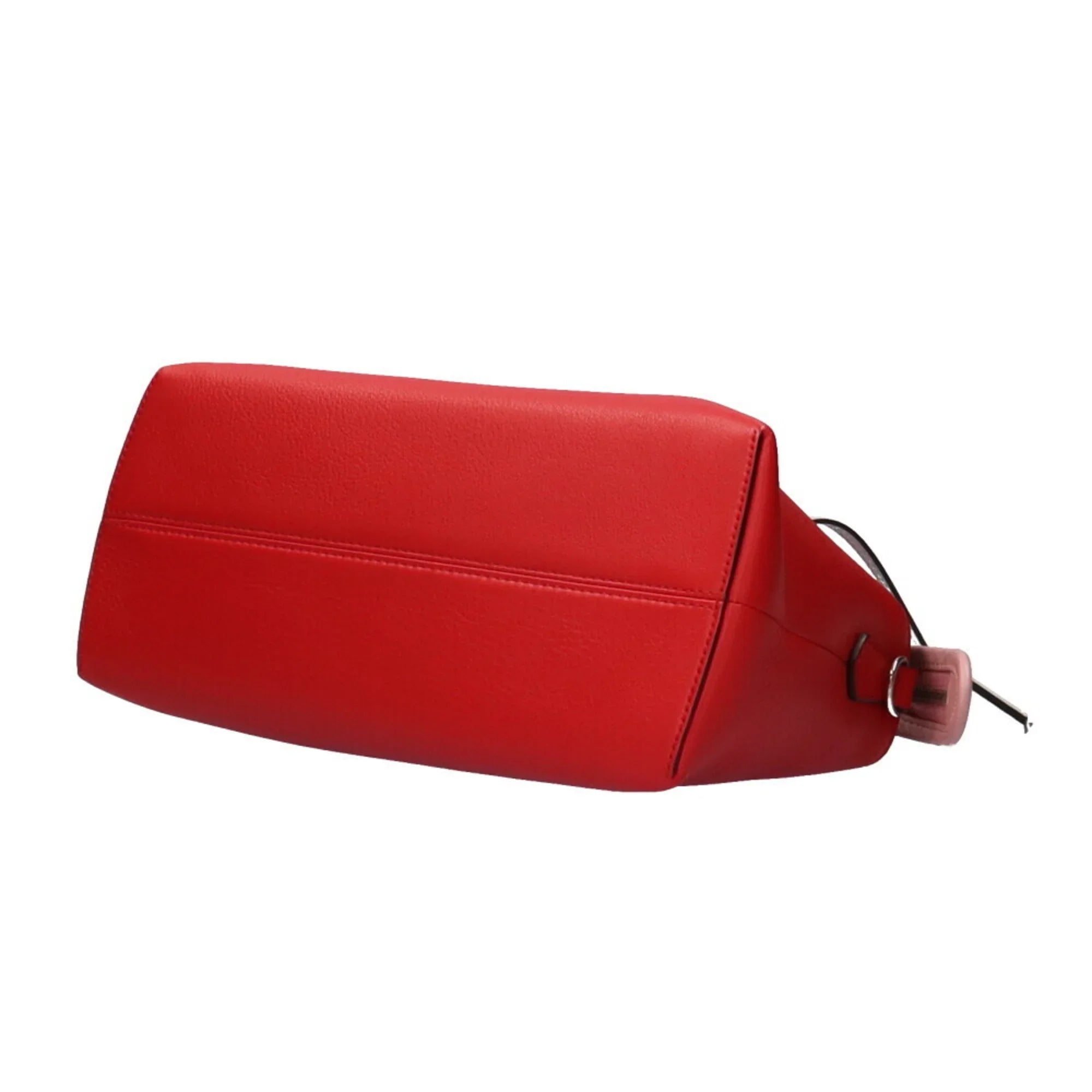 Pre-Owned Fendi FENDI visor way shoulder bag leather red ladies (Good)