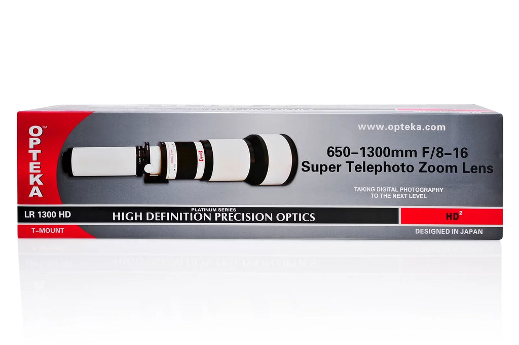 Opteka 650-1300mm (with 2x- 1300-2600mm) f/8 Manual Telephoto Lens + UV for a7r, a7s, a7, a6300, a6000, a5100, a5000, a3000, NEX-7, NEX-6, NEX-5T, 5N, 5R, 3N and other E-Mount Digital SLR Cameras