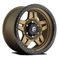 Fuel D583 Anza 20X9 6X135 1Et 110.1Cb Matte Bronze Black Bead Ring Wheel