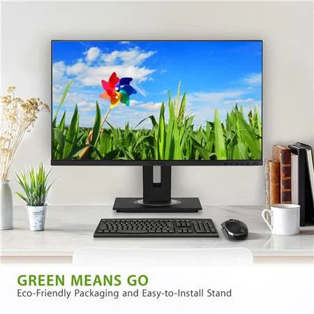 ViewSonic VG2756-4K 27 Inch IPS 4K Docking Monitor with Integrated USB C 3.2, RJ45, HDMI, Display Port and 40 Degree Tilt Ergonomics for Home and Office