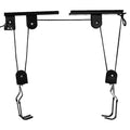 Tomfoto Hoist Garage Storage Bike Lift Pulley System with 60kg Bearing Overhead Bike Rack Heavy Duty Ceiling Hanger