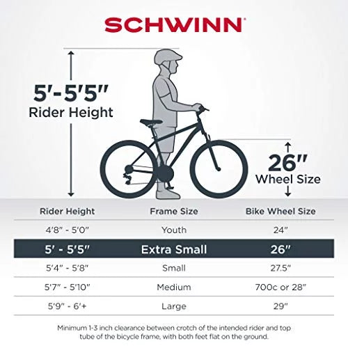 Schwinn twin tandem 20/ one size wheel bicycle, grey one frame size