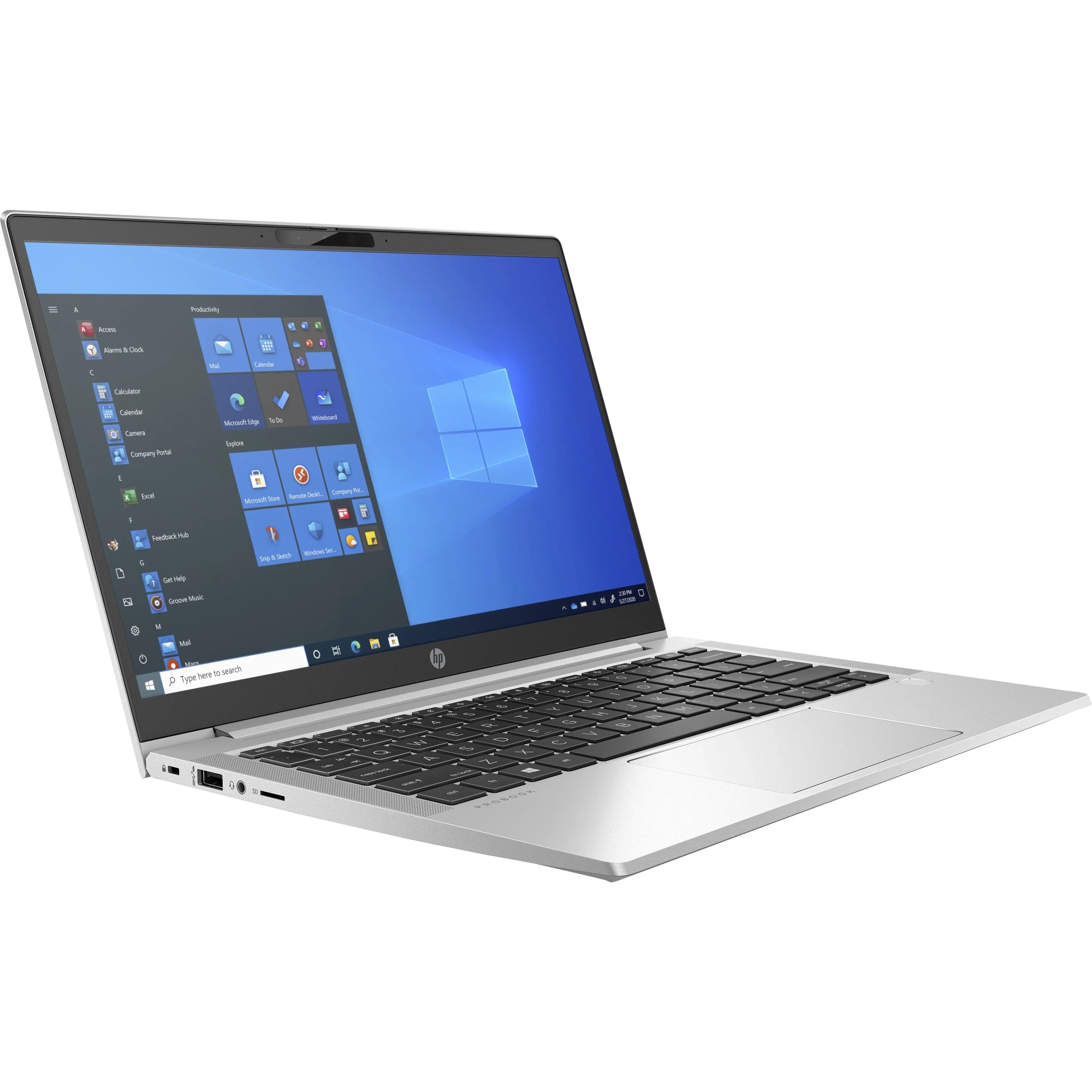 ProBook 430 G8, 13.3\" Full HD, Core i5-1135G7, Iris Xe Graphics, 8GB RAM, 256GB SSD, Pike Silver Plastic, Windows 10 Pro