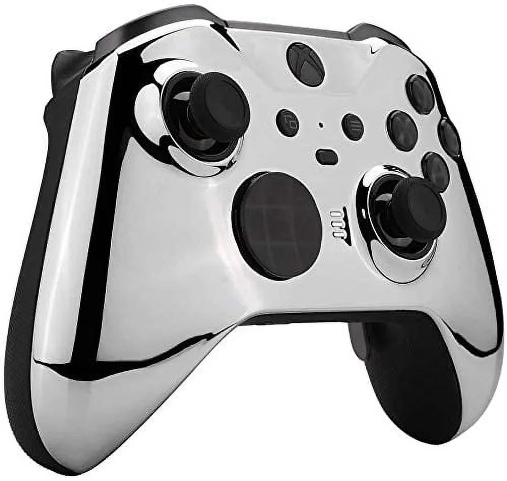 Custom Elite 2 Controller Compatible With Xbox One - Silver Chrome