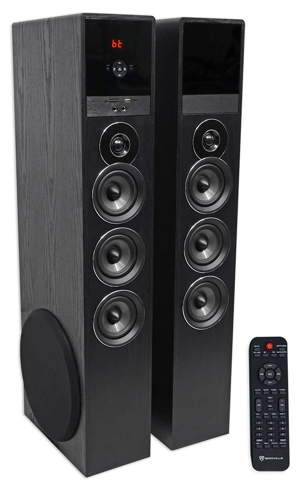 Tower Speaker Home Theater System w/Sub For Smart Television TV-Black