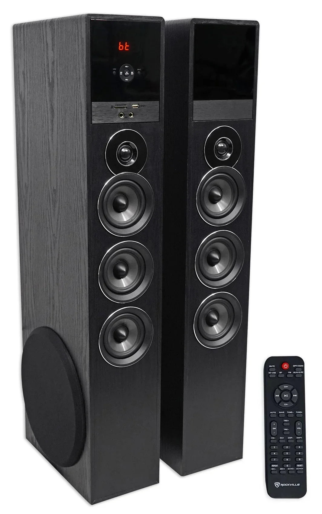 Tower Speaker Home Theater System w/Sub For Smart Television TV-Black