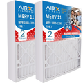 16x25x5 Air Filter MERV 11 Comparable to MPR 1000, MPR 1200 & FPR 7 Compatible with Ultravation 91-005 Filter MERV 11 Comparable to MPR 1000, MPR 1200 & FPR 7 by AIRX FILTERS WICKED CLEAN AIR.