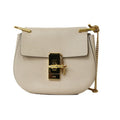 Pre-Owned Chloé Chloe Shoulder Bag Leather Beige Ladies Chain BRB01000000002558 (Fair)