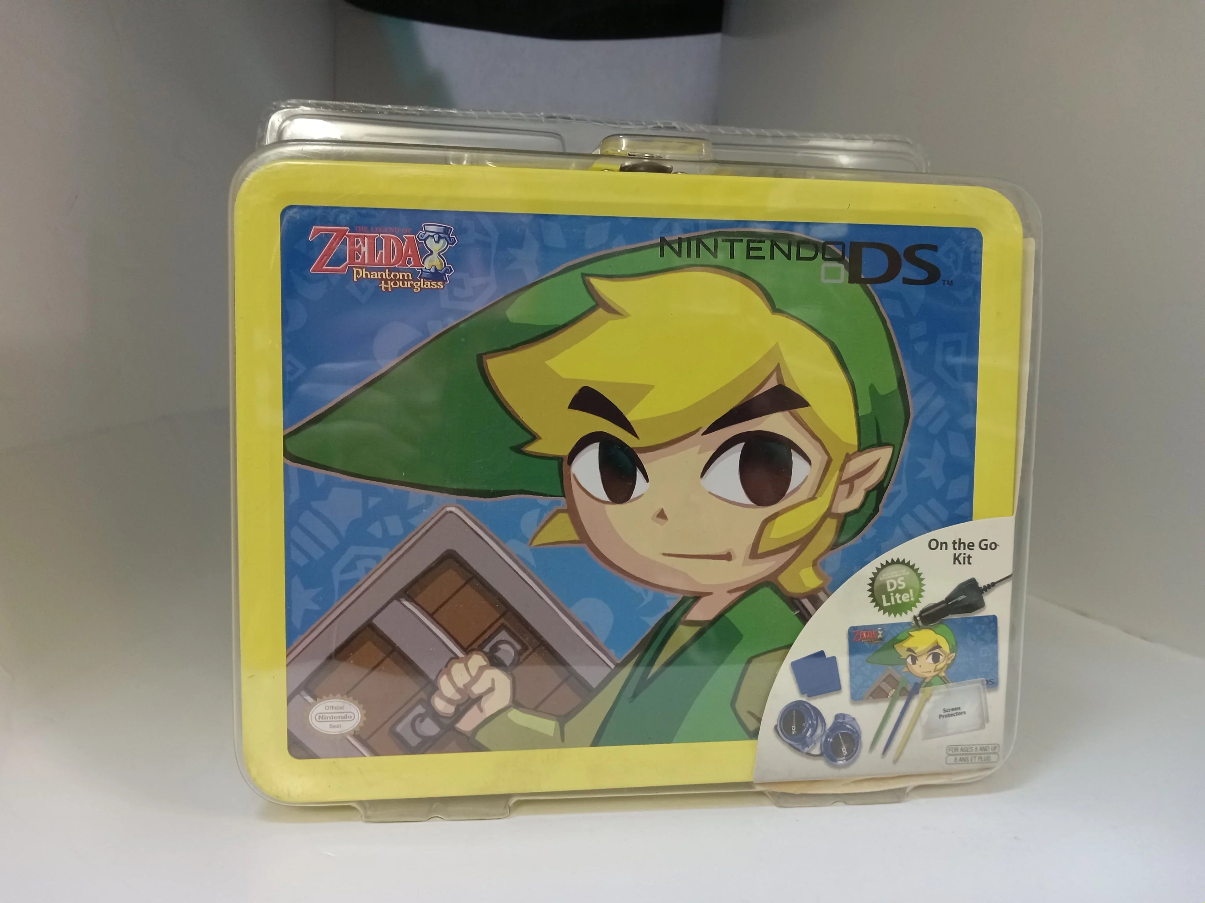 Factory Sealed Zelda lunch box - System Skin, Car Adapter and More for Nintendo DS lite