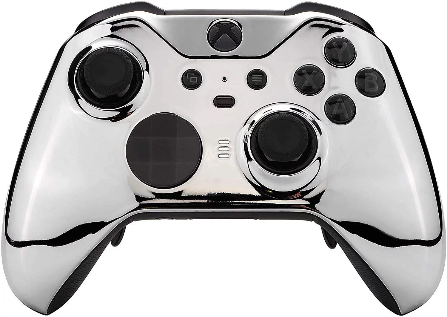 Custom Elite 2 Controller Compatible With Xbox One - Silver Chrome