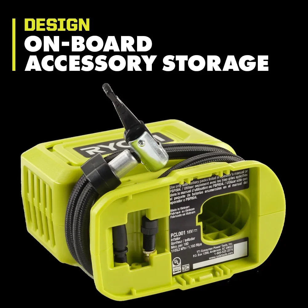 Ryobi One+ 18V High Pressure Digital Inflator (Tool Only)